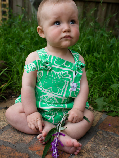 Linen Baby Romper